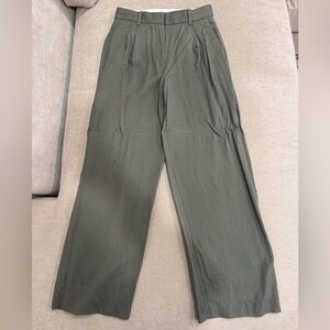 Aritzia Effortless Pants Olive Green Pants